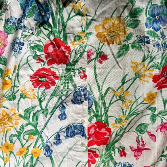 Vintage Floral Halter Sundress Size 4 Petite - Picture 9 of 9